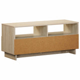 TV Stand 90 x 34.5 x 40 cm Sonoma Oak Engineered Wood - Rear View