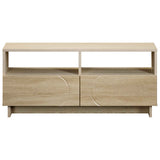 TV Stand 90 x 34.5 x 40 cm Sonoma Oak Engineered Wood
