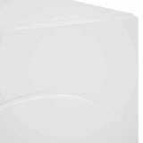 TV Stand 90 x 34.5 x 40 cm White Engineered Wood - Close-Up Angle