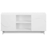 TV Stand 90 x 34.5 x 40 cm White Engineered Wood