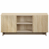 TV Stand 90 x 34.5 x 40 cm Sonoma Oak Engineered Wood - Top-Down View