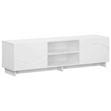 TV Stand 140 x 34.5 x 40 cm White Engineered Wood
