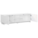 TV Stand 140 x 34.5 x 40 cm White Engineered Wood