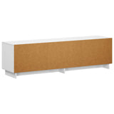 TV Stand 140 x 34.5 x 40 cm White Engineered Wood