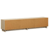 TV Stand 180 x 34.5 x 40 cm Sonoma Oak Engineered Wood - Rear View