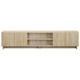 TV Stand 180 x 34.5 x 40 cm Sonoma Oak Engineered Wood - Top-Down View