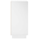 Sideboard White 33.5 x 34.5 x 75 cm Engineered Wood - 45-Degree Angle