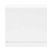 Sideboard White 33.5 x 34.5 x 75 cm Engineered Wood
