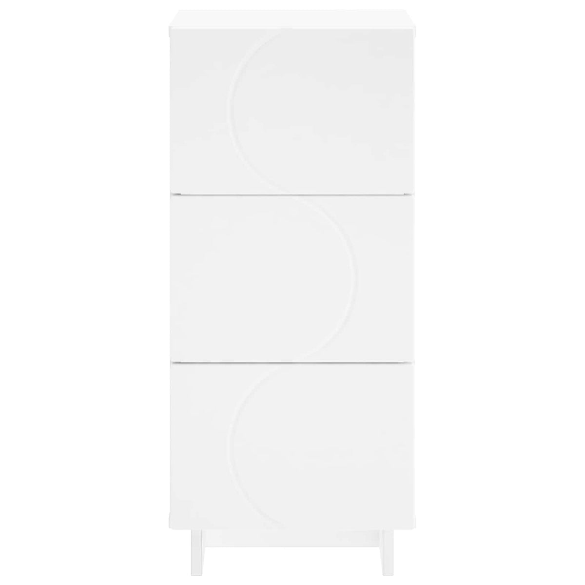 Sideboard White 33.5 x 34.5 x 75 cm Engineered Wood