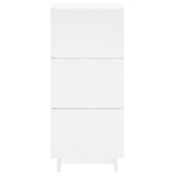 Sideboard White 33.5 x 34.5 x 75 cm Engineered Wood