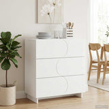 Sideboard White 70 x 38 x 75 cm Engineered Wood