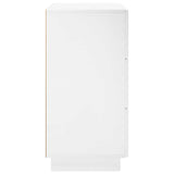 Sideboard White 70 x 38 x 75 cm Engineered Wood - 45-Degree Angle