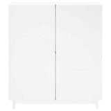 Sideboard White 67 x 34.5 x 75 cm Engineered wood