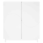 Sideboard White 67 x 34.5 x 75 cm Engineered wood