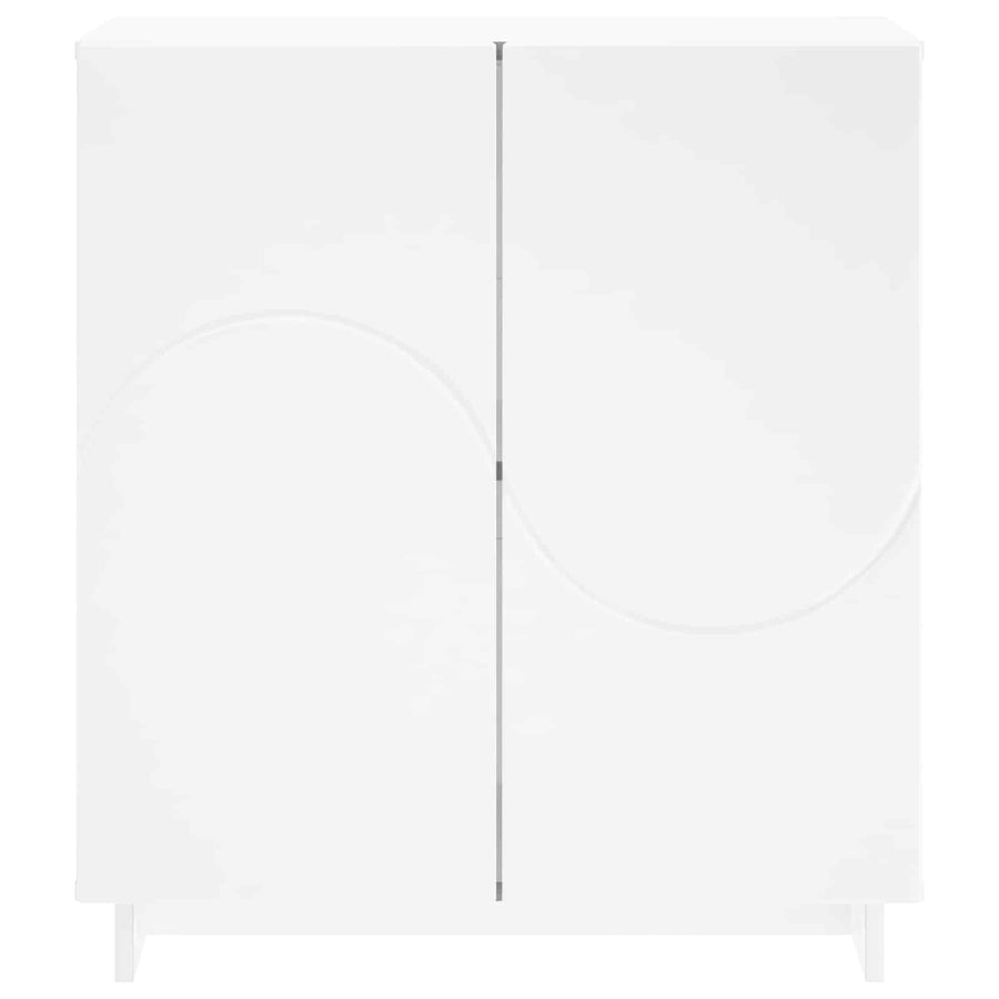 Sideboard White 67 x 34.5 x 75 cm Engineered wood