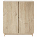 Sideboard Sonoma Oak 67 x 34.5 x 75 cm Engineered wood