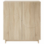 Sideboard Sonoma Oak 67 x 34.5 x 75 cm Engineered wood