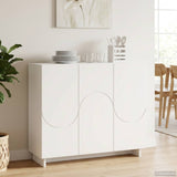 Sideboard White 85.5 x 31 x 75 cm Engineered Wood