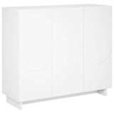 Sideboard White 85.5 x 31 x 75 cm Engineered Wood