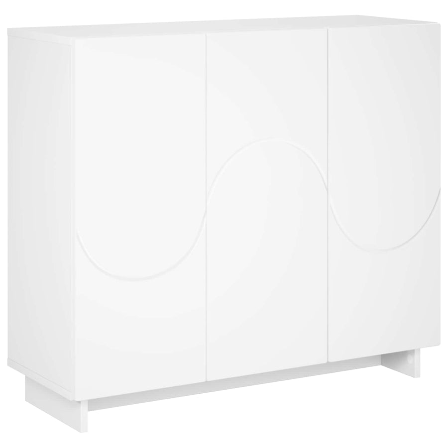 Sideboard White 85.5 x 31 x 75 cm Engineered Wood
