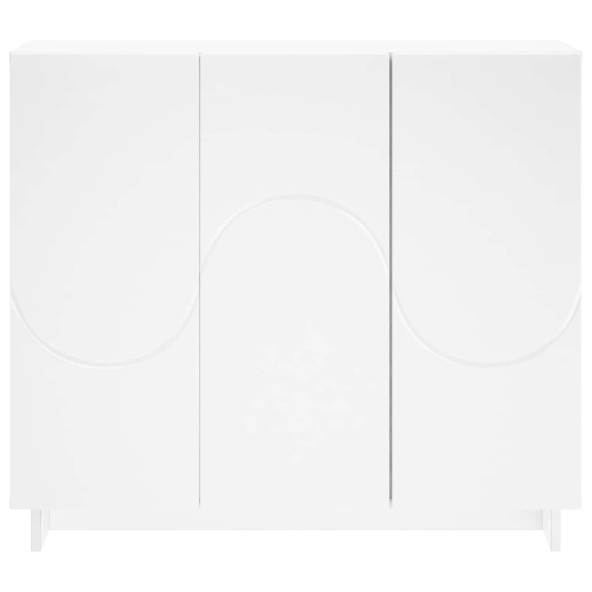Sideboard White 85.5 x 31 x 75 cm Engineered Wood