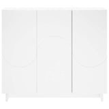 Sideboard White 85.5 x 31 x 75 cm Engineered Wood - Top-Down View