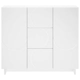 Sideboard White 85.5 x 31 x 75 cm Engineered Wood