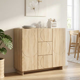 Sideboard Sonoma Oak 85.5 x 31 x 75 cm Engineered Wood