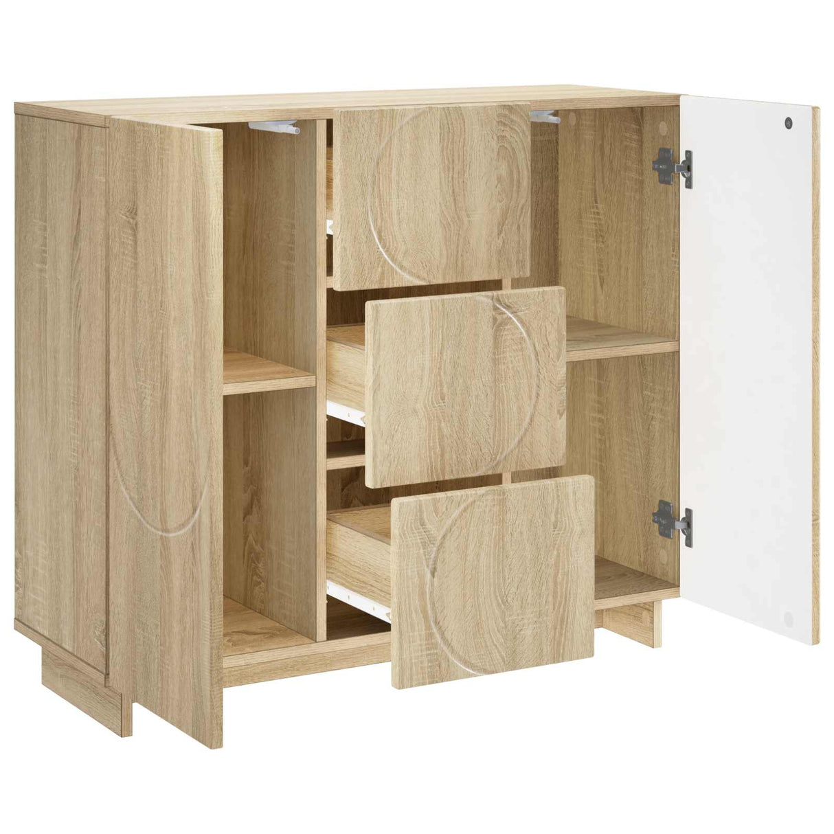 Sideboard Sonoma Oak 85.5 x 31 x 75 cm Engineered Wood