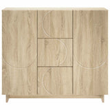 Sideboard Sonoma Oak 85.5 x 31 x 75 cm Engineered Wood