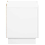 TV Stand 60 x 34.5 x 40 cm White Engineered Wood - 45-Degree Angle