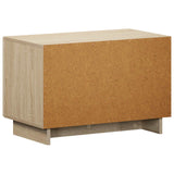 TV Stand 60 x 34.5 x 40 cm Sonoma Oak Engineered Wood - Rear View