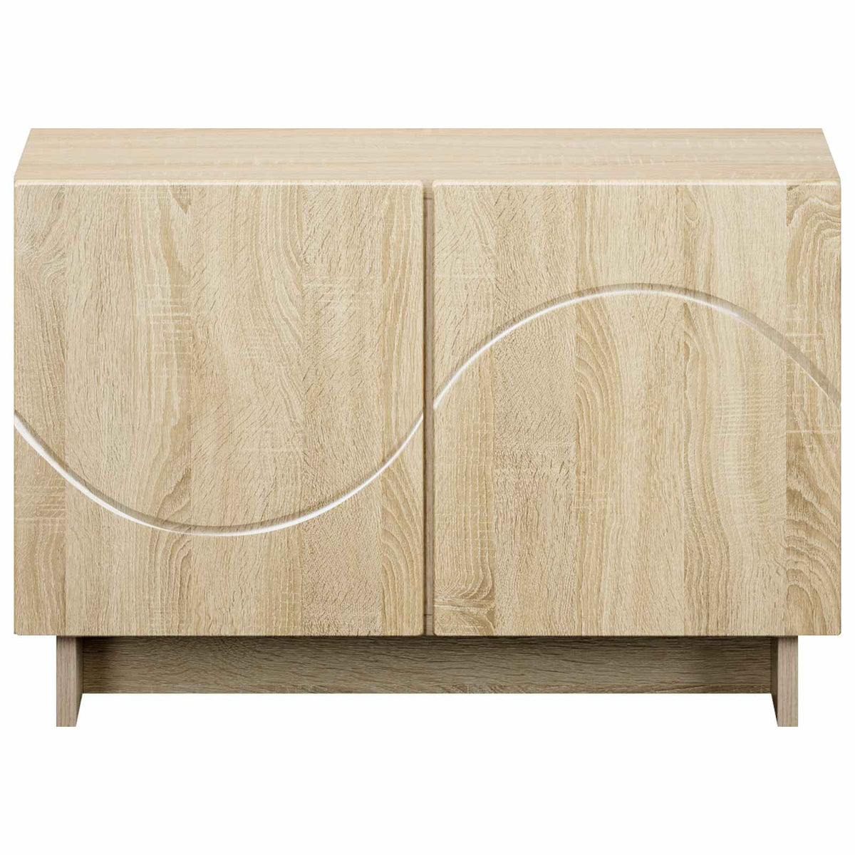 TV Stand 60 x 34.5 x 40 cm Sonoma Oak Engineered Wood