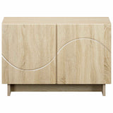 TV Stand 60 x 34.5 x 40 cm Sonoma Oak Engineered Wood