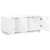 TV Stand 90 x 34.5 x 40 cm White Engineered Wood