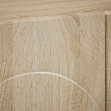TV Stand 90 x 34.5 x 40 cm Sonoma Oak Engineered Wood - Close-Up Angle