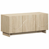 TV Stand 90 x 34.5 x 40 cm Sonoma Oak Engineered Wood - Front View