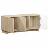 TV Stand 90 x 34.5 x 40 cm Sonoma Oak Engineered Wood - Side View