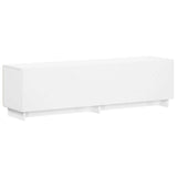 TV Stand 140 x 34.5 x 40 cm White Engineered Wood - Front View
