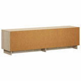 TV Stand 140 x 34.5 x 40 cm Sonoma Oak Engineered Wood - Rear View