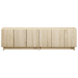 TV Stand 140 x 34.5 x 40 cm Sonoma Oak Engineered Wood - Top-Down View