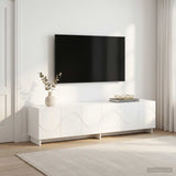 TV Stand 180 x 34.5 x 40 cm White Engineered Wood