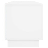 TV Stand 180 x 34.5 x 40 cm White Engineered Wood - 45-Degree Angle