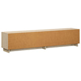 TV Stand 180 x 34.5 x 40 cm Sonoma Oak Engineered Wood - Rear View