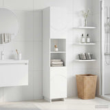 Bathroom cabinet White 36.5 x 38 x 180 cm Engineered Wood