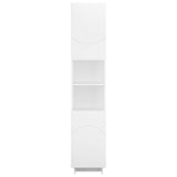 Bathroom cabinet White 36.5 x 38 x 180 cm Engineered Wood