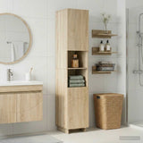 Bathroom cabinet Sonoma Oak 36.5 x 38 x 180 cm Engineered Wood