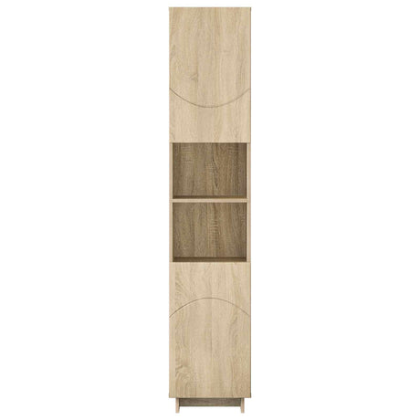 Bathroom cabinet Sonoma Oak 36.5 x 38 x 180 cm Engineered Wood, image 4