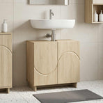 Bathroom cabinet Sonoma Oak 60 x 41 x 58 cm Engineered Wood