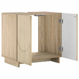 Bathroom cabinet Sonoma Oak 60 x 41 x 58 cm Engineered Wood - Side View